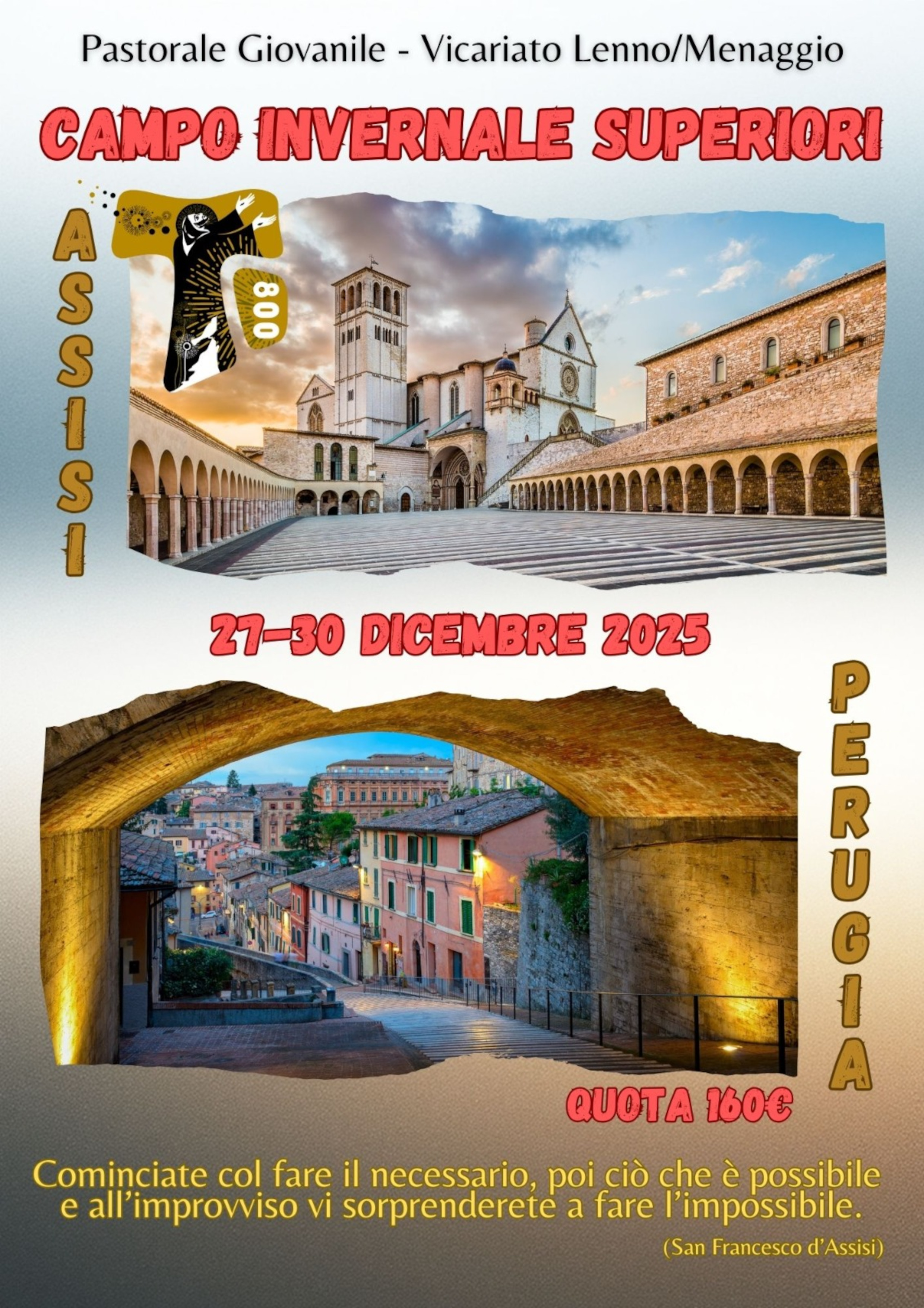Campi Invernale Assisi Perugia 2025